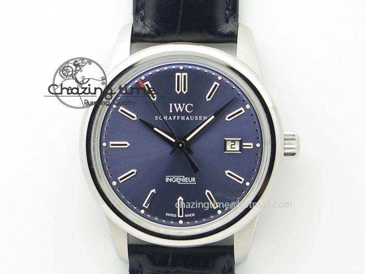 MIROTIME 0224 UrbanChic Ingeniuer St.Laurens SS Blue Dial MK 1:1 Best Edition On Black Leather Strap A 7366
